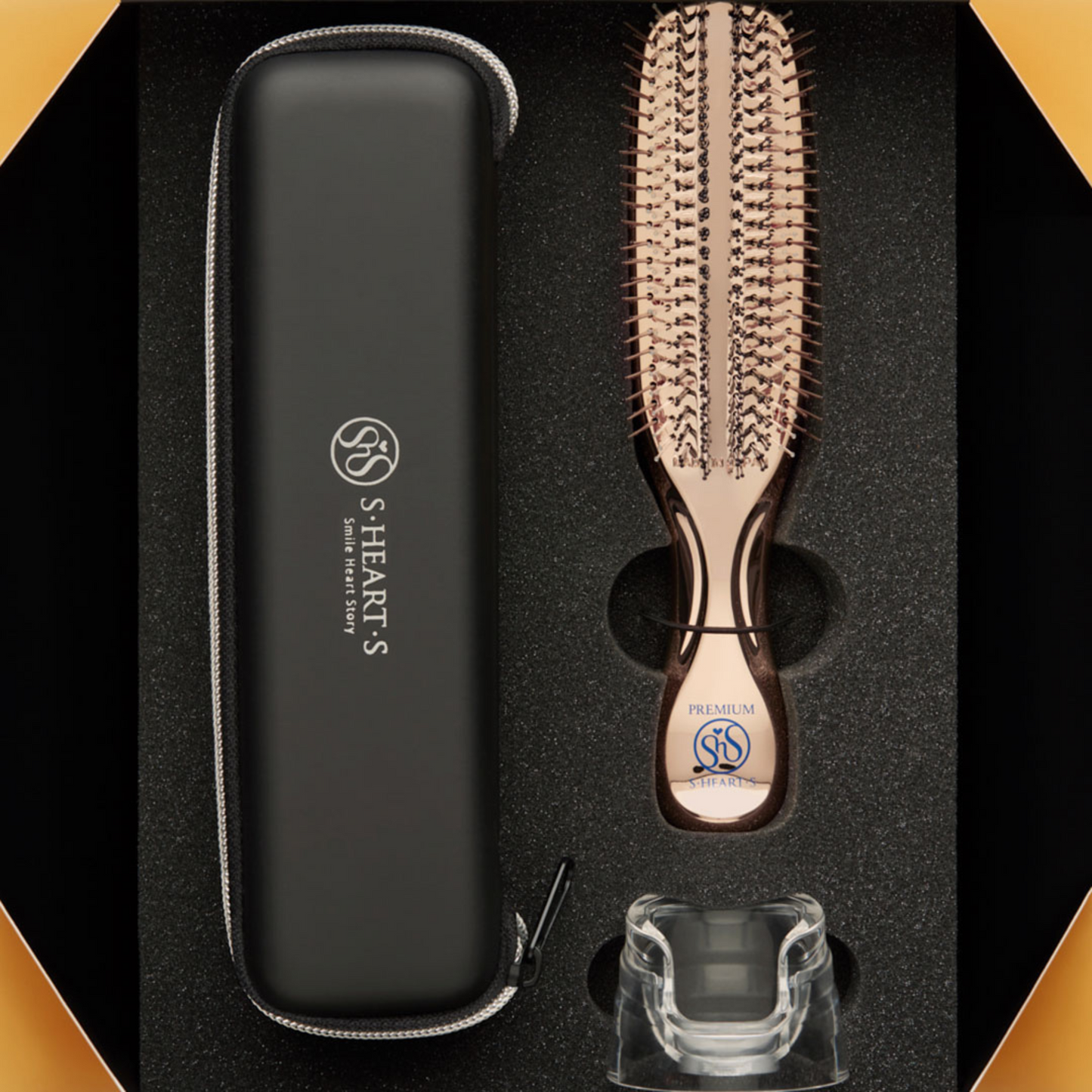 S-Heart-S Scalp Brush Premium Box Long