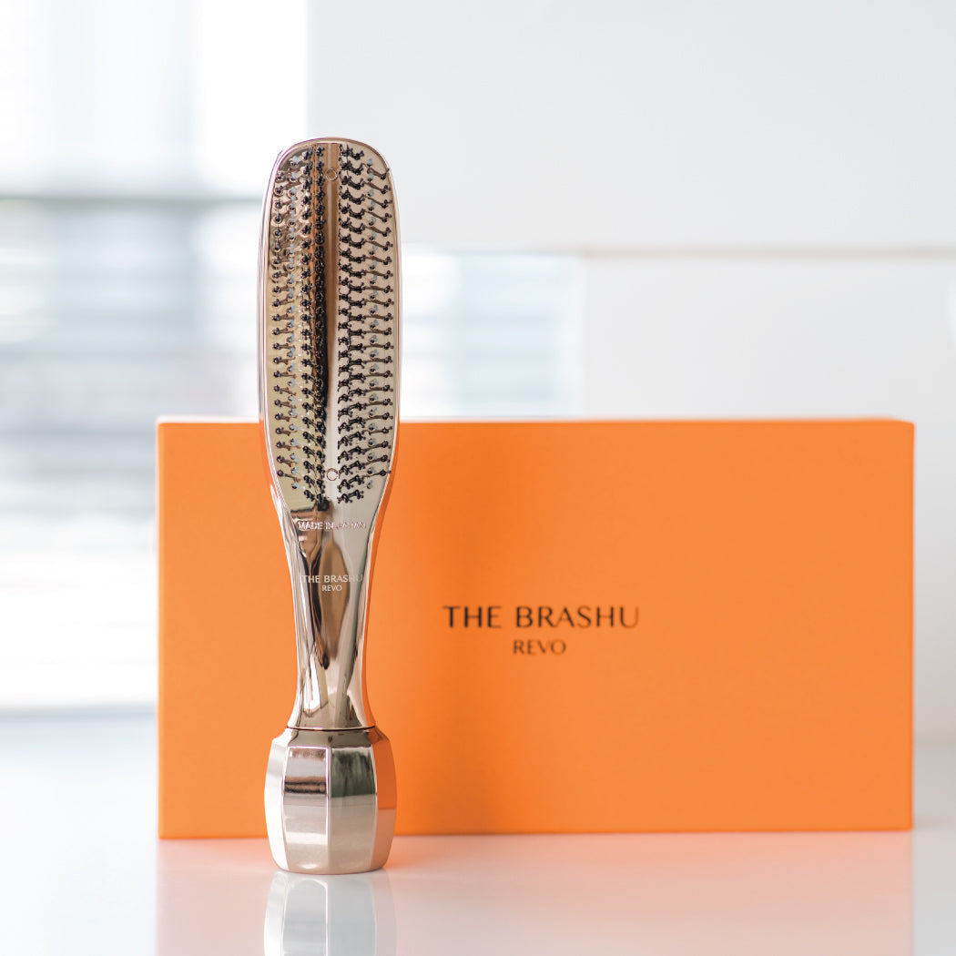 Dr. Scalp The Brashu REVO hair brush for dry and wet hair. Scalp and Face Massager